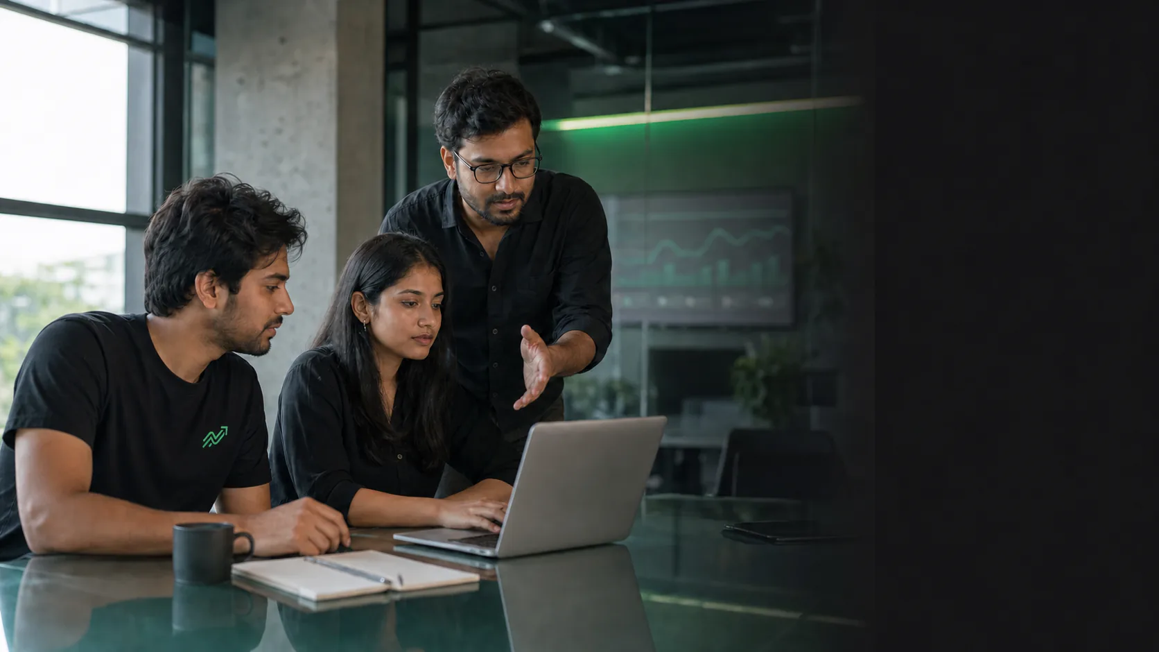 Talenser hiring team collaborating
